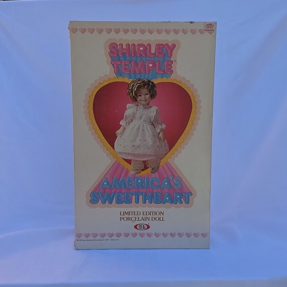 Shirley tmple Americas sweetheart Porcelain Doll Ideal l982
